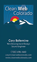 custom Colorado business card design — Boulder graphic designer