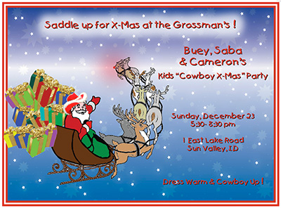 custom x-mas holiday card design — Boulder graphic designer